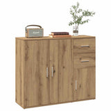 Sideboard Artisan Oak 91x29,5x75 cm Engineered Wood 855907