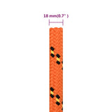 Boat Rope Orange 18 mm 50 m Polypropylene 152683