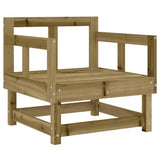 Garden Chairs with Cushions 2 pcs Impregnated Wood Pine 825449