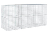 Gabion Basket with Cover 300x100x200 cm Galvanised Iron 3295229