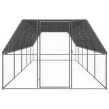 Outdoor Chicken Cage 3x10x2 m Galvanised Steel 3154379