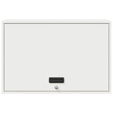 Wall Cabinet for Garage with Gas-lift Door White 883265