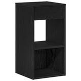 Bedside Cabinets with Drawer 2 pcs Black Oak 35x34x66.5 cm 858716