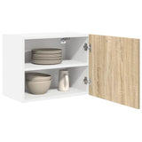 Hanging Cabinet 2 pcs Sonoma Oak and White 50 x 31 x 40 cm 884151