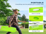 Portable Badminton Net Set w/ Volleyball Net, Rackets, Shuttlecocks T3398P349277