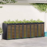 Wheelie Bin Storage for 5 Bins Anthracite 340 x 77.5 x 121.5 cm 3394776
