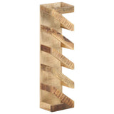 321627 Wine Rack for 5 Bottles Solid Mango Wood
