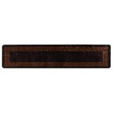 Rug Runner MARSA Black 80 x 400 cm Polyester and PVC 42023290
