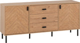 ZNTS Leon 2 Door 3 Drawer Sideboard 400-405-044