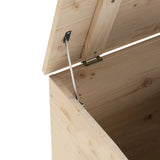 Storage Box with Lid RANA 60x49x54 cm Solid Wood Pine 4002335
