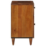 Bedside Cabinet Brown 50 x 33 x 60 cm Solid Mango Wood 4018235