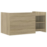 ZNTS Coffee Table Sonoma Oak 100x50x50 cm Engineered Wood 848362