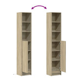 Sideboard with LED Sonoma Oak 36x32.5x200 cm Engineered Wood 852126