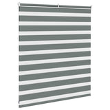 Zebra Blind Dark Grey 130x100 cm Fabric Width 125.9 cm Polyester 4014111