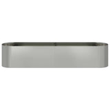 Raised Garden Bed Galvanised Steel 200 x 40x 40 cm 8011696
