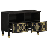 TV Cabinet 70x33x46 cm Solid Wood Mango 358321