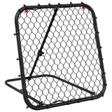 Football Rebounder Adjustable Black 84x73x60-80 cm Steel 4007968