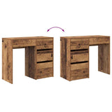 Desk with Drawer Old Wood 90 x 37.5 x 75 cm Engineered Wood 869496