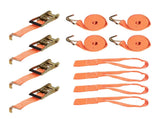 4X Heavy Duty Ratchet Ties Down Straps 38mm 2.9Meter Lashing Cargo Luggage 2Ton 68110443