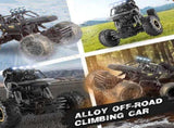 112 Rock Crawler Rechargeable Off Truck 4WD , Metal Shell LED Headlights RC Remote Control Off 06904510