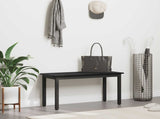 Bench Black Oak 80 x 35 x 45 cm Engineered Wood 892590