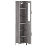 Highboard Grey Sonoma 34,5x34x180 cm Engineered Wood 3199183