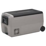 Cool Box with Wheel and Handle Black&Grey 50 L PP&PE 3154656