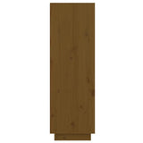 Shoe Cabinet Honey Brown 60x34x105 cm Solid Wood Pine 813553