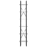 6-Tier Book Cabinet White 40x30x210 cm Engineered Wood 806497