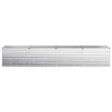 Raised Garden Bed Silver 320 x 80 x 55 cm galvanized 8006423