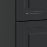 Bedside Cabinet Black 43 x 34.5 x 44.5 cm Engineered Wood 895677