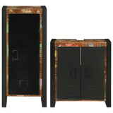 Bathroom Furniture Set 2 pcs Multicolour Solid Reclaimed Wood 3305607