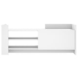 TV Cabinet White 100x35x40 cm Engineered Wood 848374