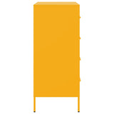 Sideboard Mustard Yellow 68x39x89 cm Steel 842985