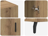 Sideboard Artisan Oak 90 x 34 x 80 cm Engineered Wood 879587