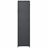282423 Folding Wardrobe Grey 110x45x175 cm Fabric
