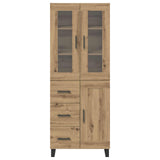 Highboard 2 pcs Artisan Oak 69.5 x 34 x 180 cm Engineered Wood 3415994
