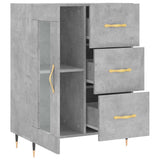 Sideboard Concrete Grey 69.5x34x90 cm Engineered Wood 828024