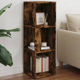 Corner Cabinet Smoked Oak 33x33x100 cm Engineered Wood 825828