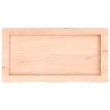 ZNTS Wall Shelf 60x30x cm Untreated Solid Wood Oak 363526