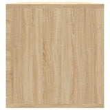 800120 Vinyl Storage Box Sonoma Oak 71x34x36 cm Engineered Wood