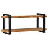 ZNTS Wall Shelf 110x33x45 cm Solid Wood Acacia 4017490