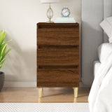 ZNTS Bedside Cabinet Brown Oak 40x35x70 cm Engineered Wood 819667