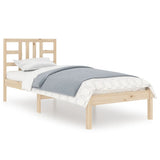 Bed Frame without Mattress 90x190 cm Single Solid Wood 3105370