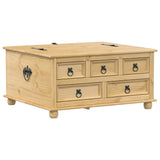 Storage Box Corona 90x78x45 cm Solid Wood Pine 4002770