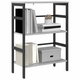 Bookshelf Grey Sonoma 60 x 29.5 x 81 cm Engineered Wood 883919