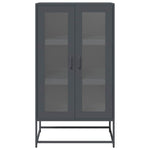 ZNTS Highboard Anthracite 68x39x123 cm Steel 853358