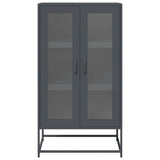 ZNTS Highboard Anthracite 68x39x123 cm Steel 853358