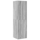 4 Piece TV Cabinet Set Grey Sonoma Engineered Wood 3114636