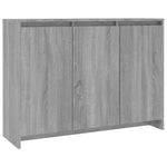 ZNTS Sideboard Grey Sonoma 102x33x75 cm Engineered Wood 813015